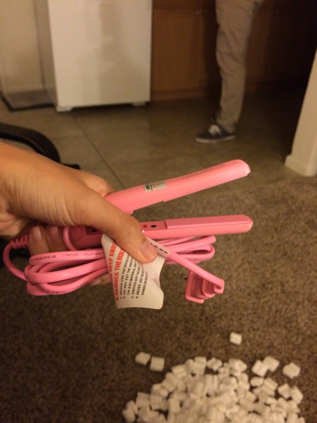 Every bit of space counts. Which is why I bought this miniature hair straightener! I LOVE this thing. It fits perfectly in my gym bag and a couple of times has allowed me a stealthy quickie bang fix at work when no one is paying attention.